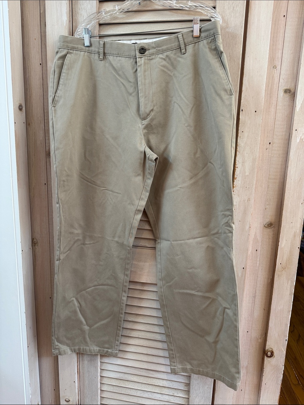 Dockers D3 Men's Khaki Straight Chinos Relaxed Fit 38x32